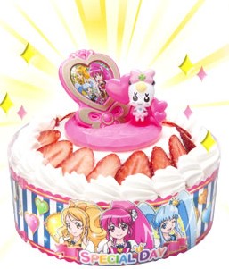 ハピネスチャージプリキュア のキャラデコいちごケーキ キャラデコケーキで誕生日やパーティを盛り上げよう